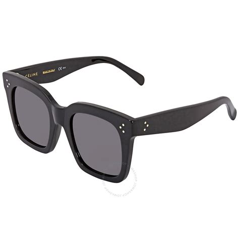 celine sunglasses 41076 s|Celine Tilda Dark Grey Square Sunglasses CL41076S 807BN 51.